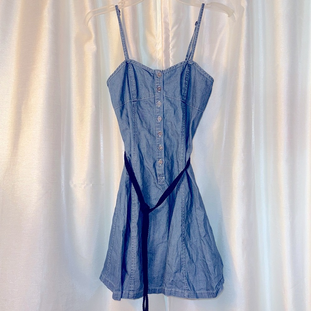 Aeropostale Women's Blue and Navy Dress
